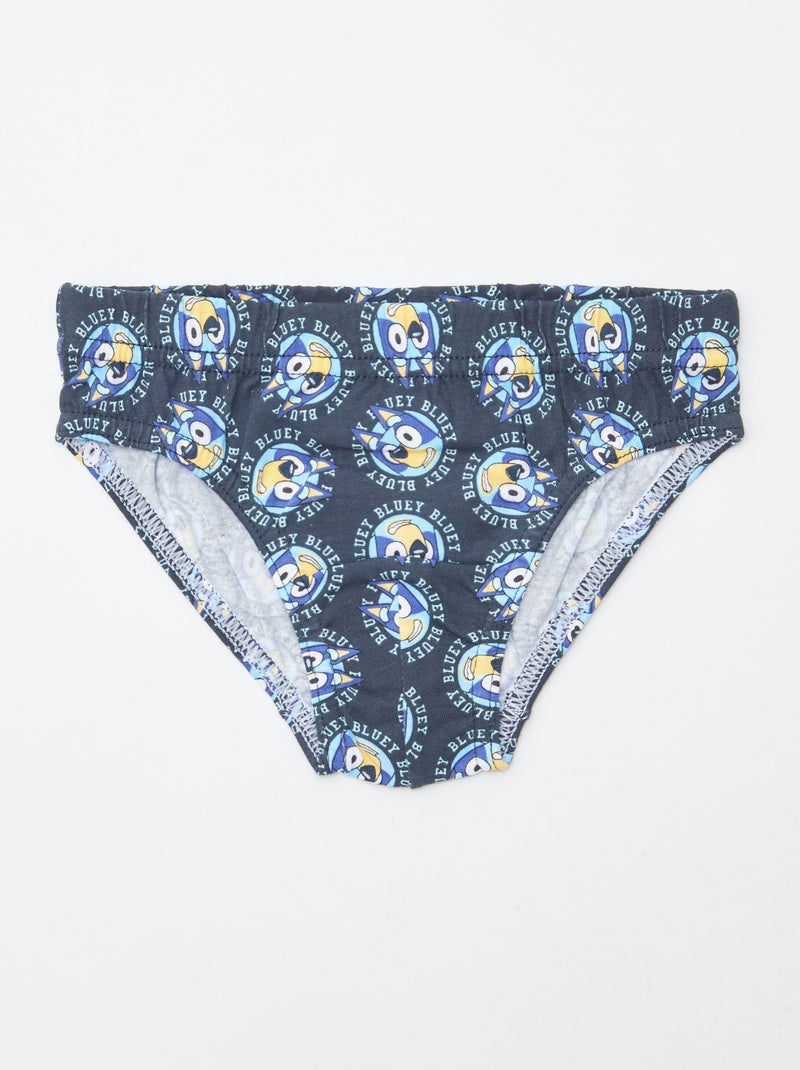 Setje met 5 'Bluey'-slips Blauw - Kiabi