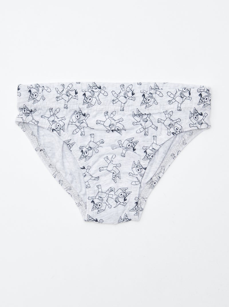 Setje met 5 'Bluey'-slips Blauw - Kiabi