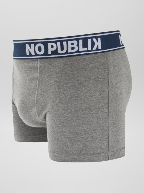 Setje met 5 effen 'No Publik'-boxershorts - Kiabi