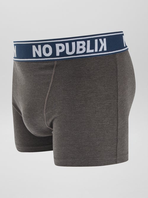 Setje met 5 effen 'No Publik'-boxershorts - Kiabi