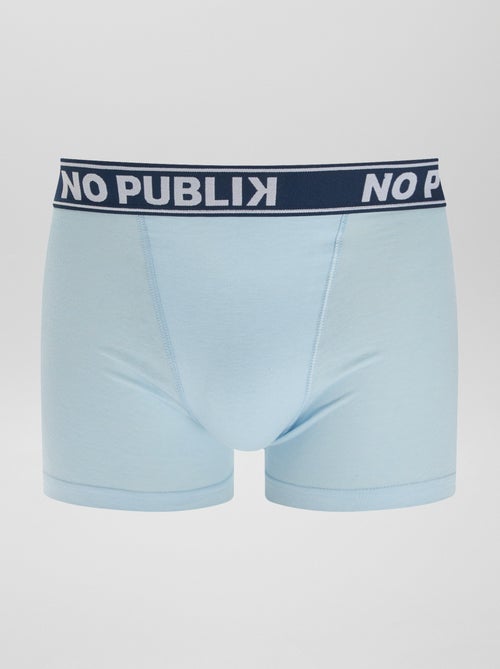 Setje met 5 effen 'No Publik'-boxershorts - Kiabi
