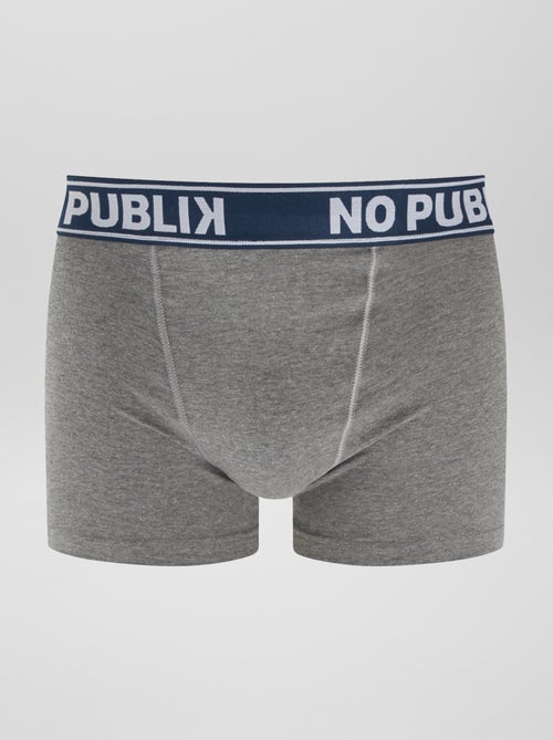 Setje met 5 effen 'No Publik'-boxershorts - Kiabi