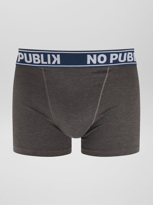 Setje met 5 effen 'No Publik'-boxershorts - Kiabi