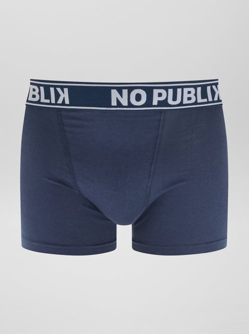 Setje met 5 effen 'No Publik'-boxershorts - Kiabi