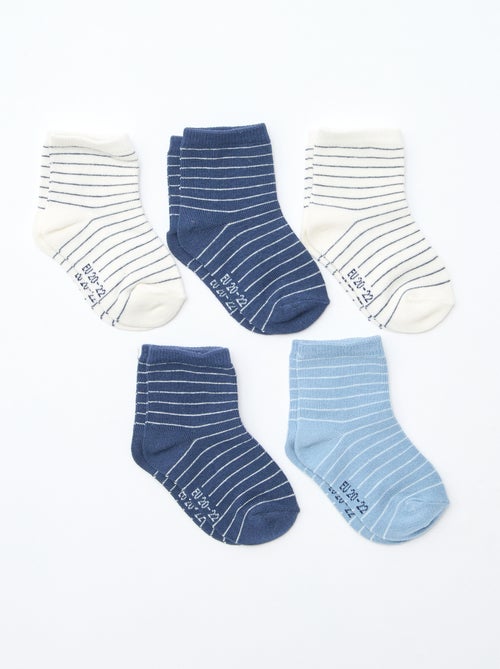 Setje met 5 paar sokken van stretchtricot - Kiabi