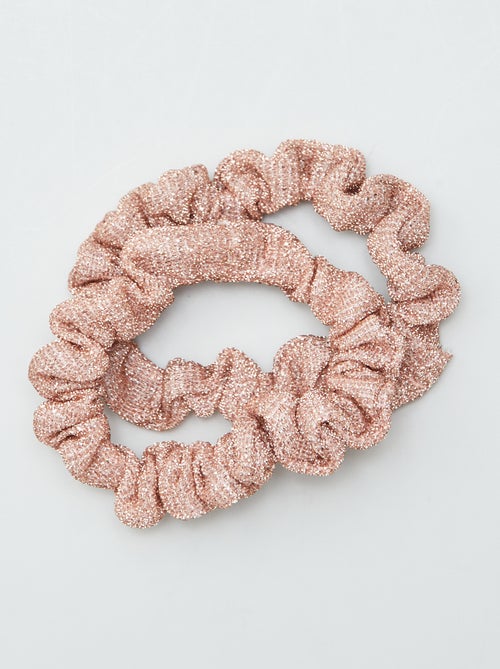 Setje met 6 scrunchies met satijnglans - Kiabi