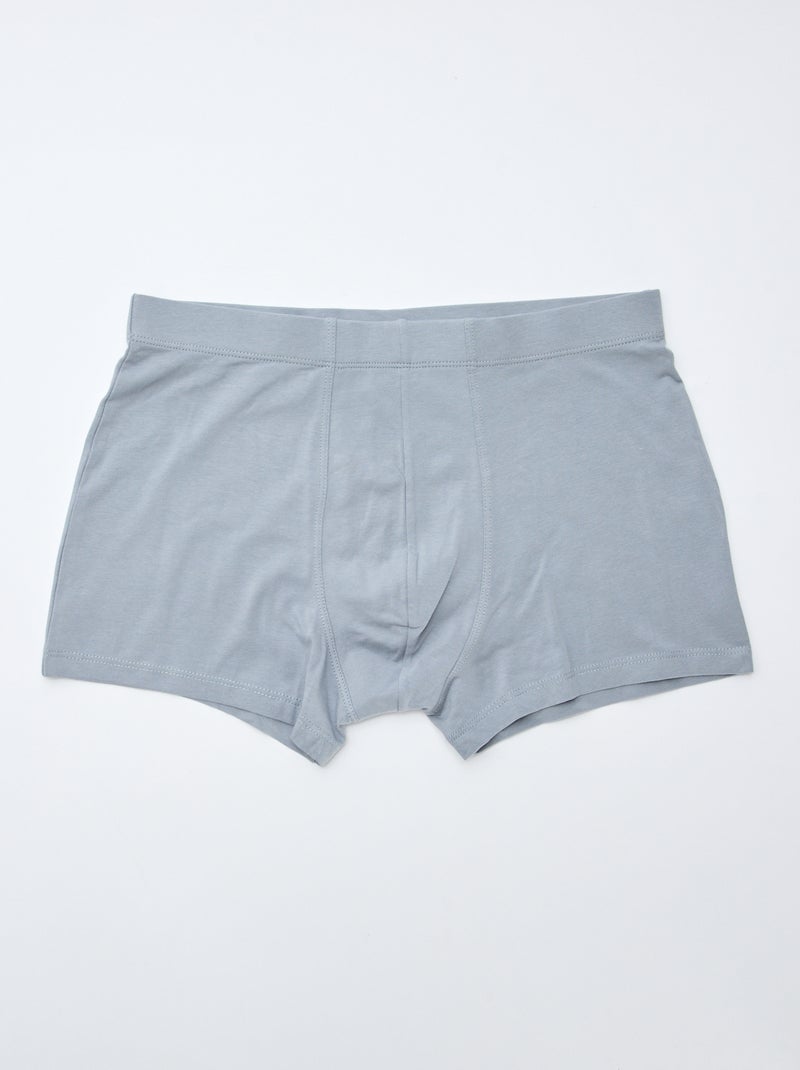 Setje met 7 boxershorts van stretchstof Blauw - Kiabi