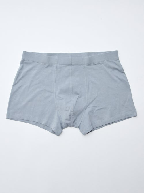 Setje met 7 boxershorts van stretchstof - Kiabi