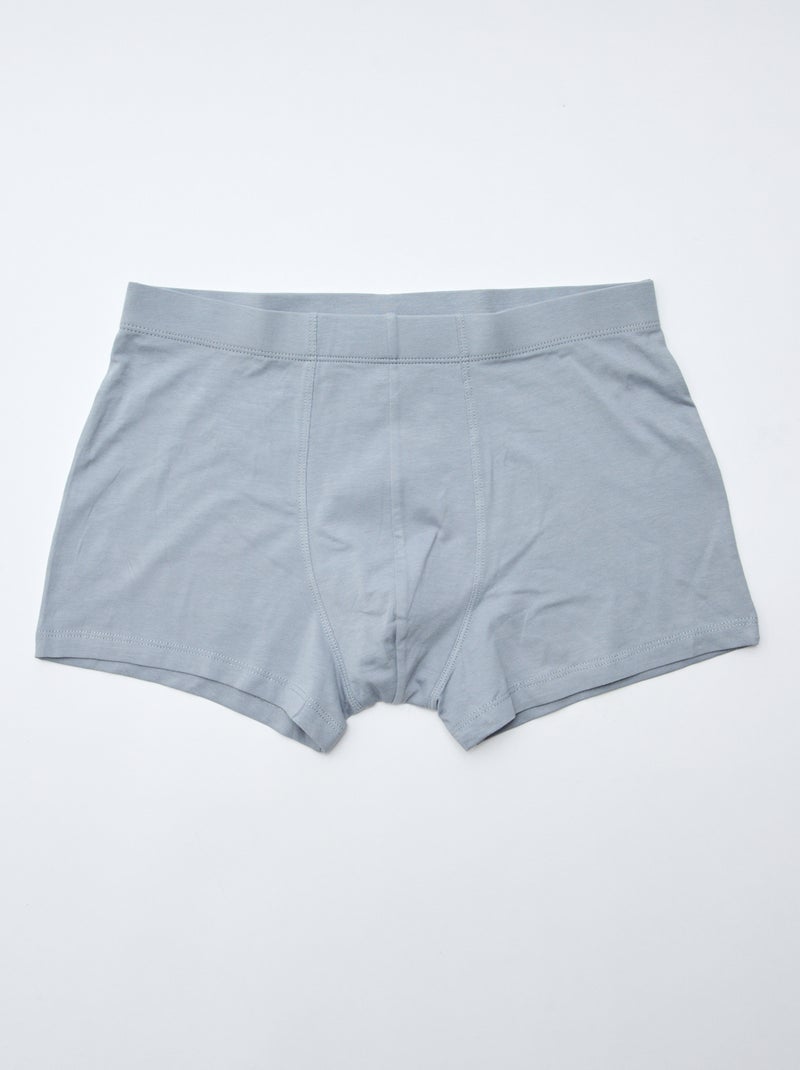Setje met 7 boxershorts van stretchstof Blauw - Kiabi