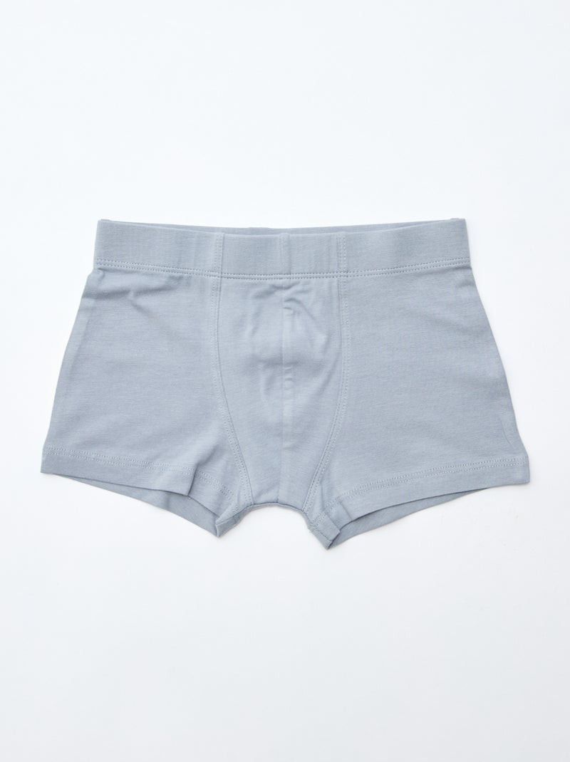 Setje met 7 katoenen boxershorts Biege - Kiabi