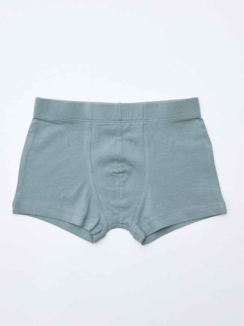 Setje met 7 katoenen boxershorts Bruin - Kiabi