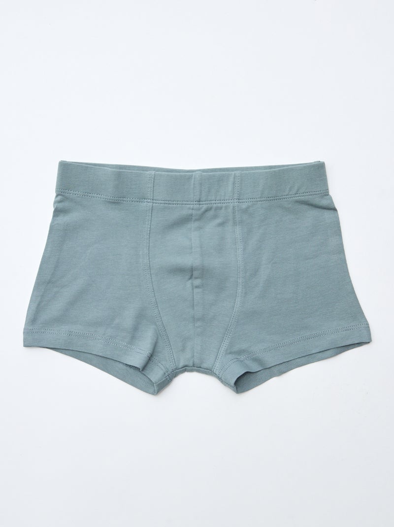 Setje met 7 katoenen boxershorts Bruin - Kiabi