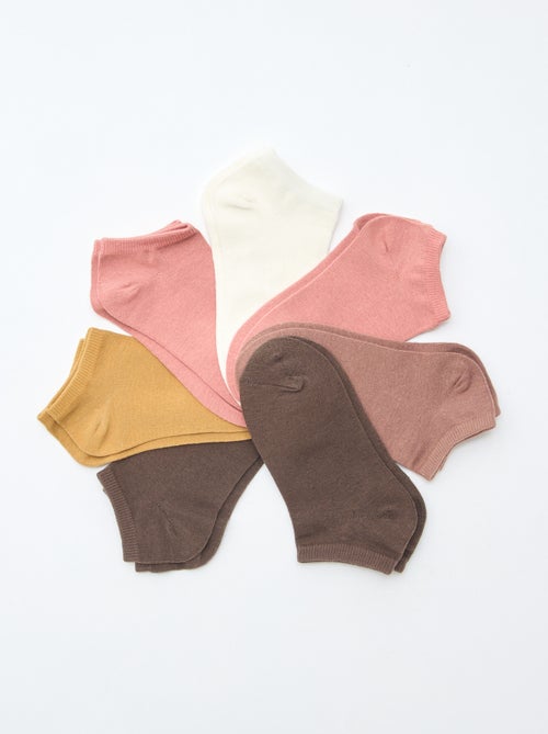 Setje met 7 paar onzichtbare sokjes - Kiabi