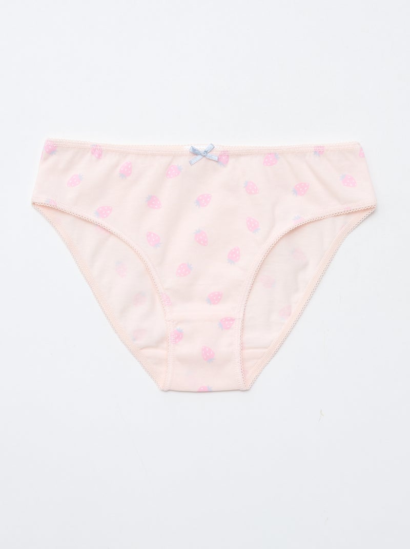 Setje met 7 slips Blauw - Kiabi