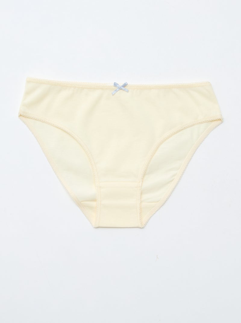 Setje met 7 slips Blauw - Kiabi