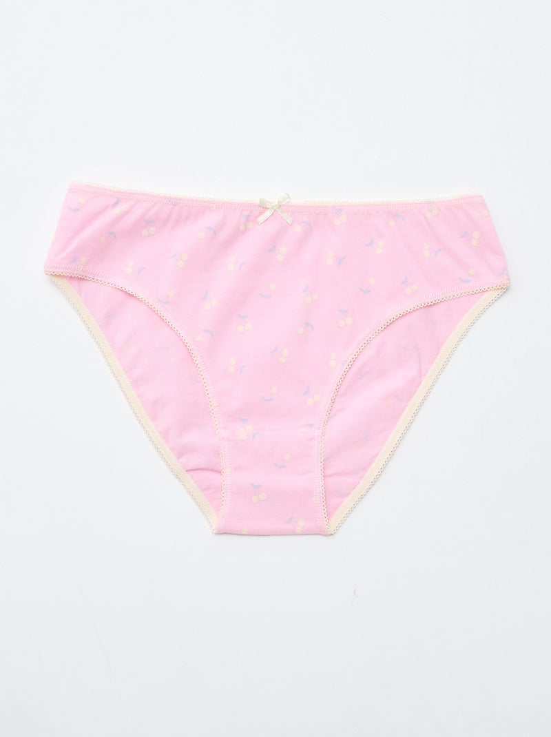 Setje met 7 slips Blauw - Kiabi