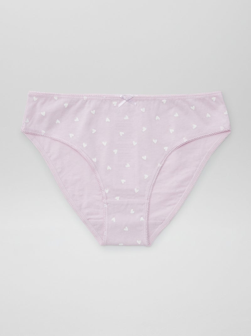 Setje met 7 slips GEEL - Kiabi