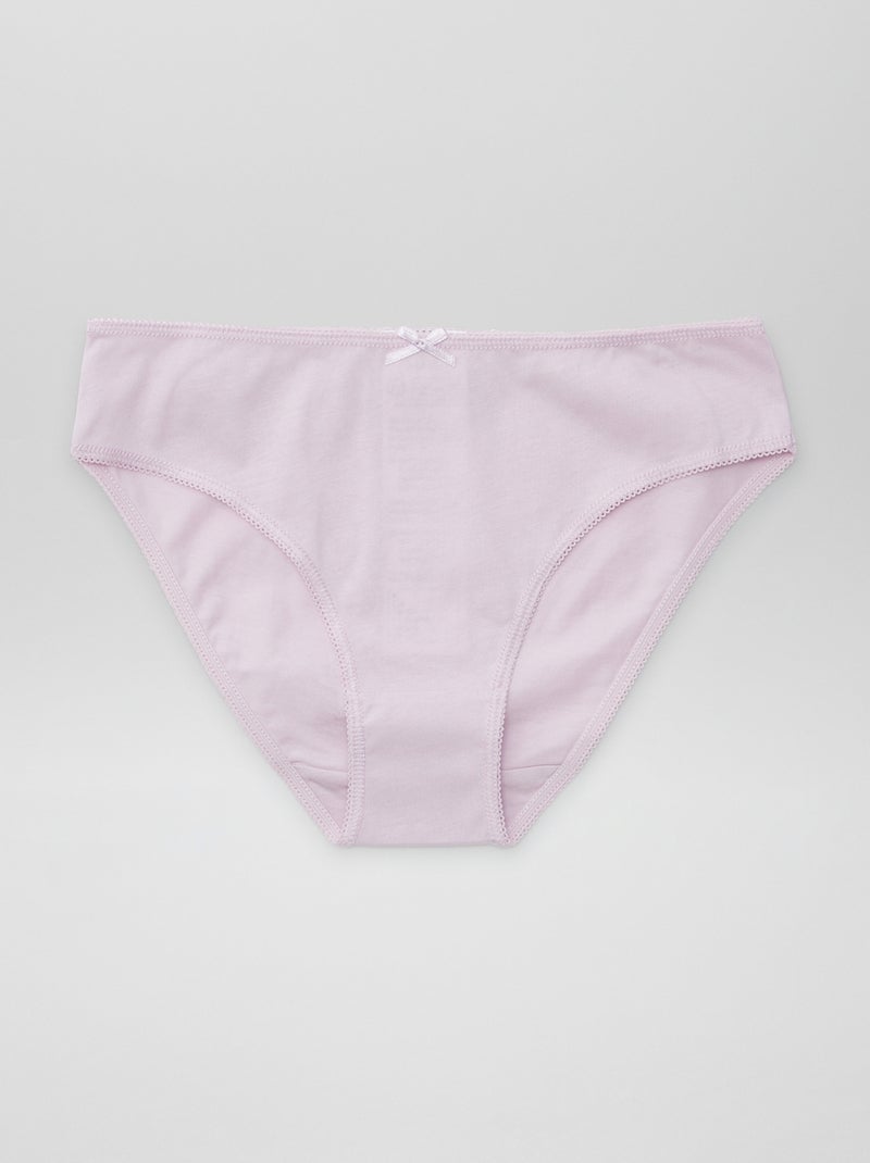 Setje met 7 slips GEEL - Kiabi