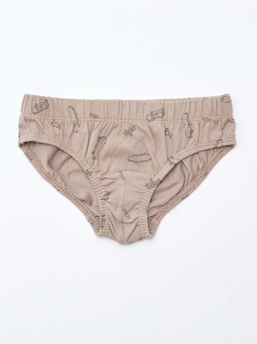 Setje met 7 slips met print - Kiabi