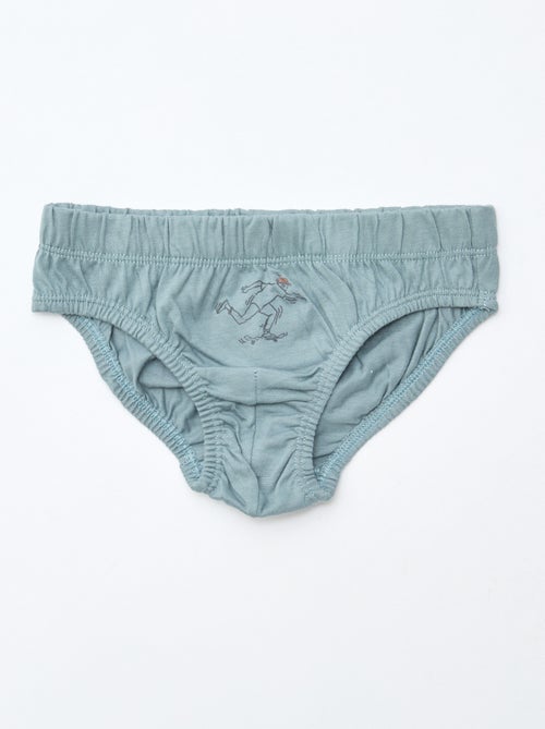 Setje met 7 slips met print - Kiabi