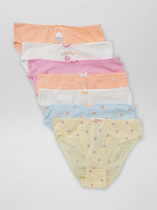 Setje met 7 slips - Kiabi
