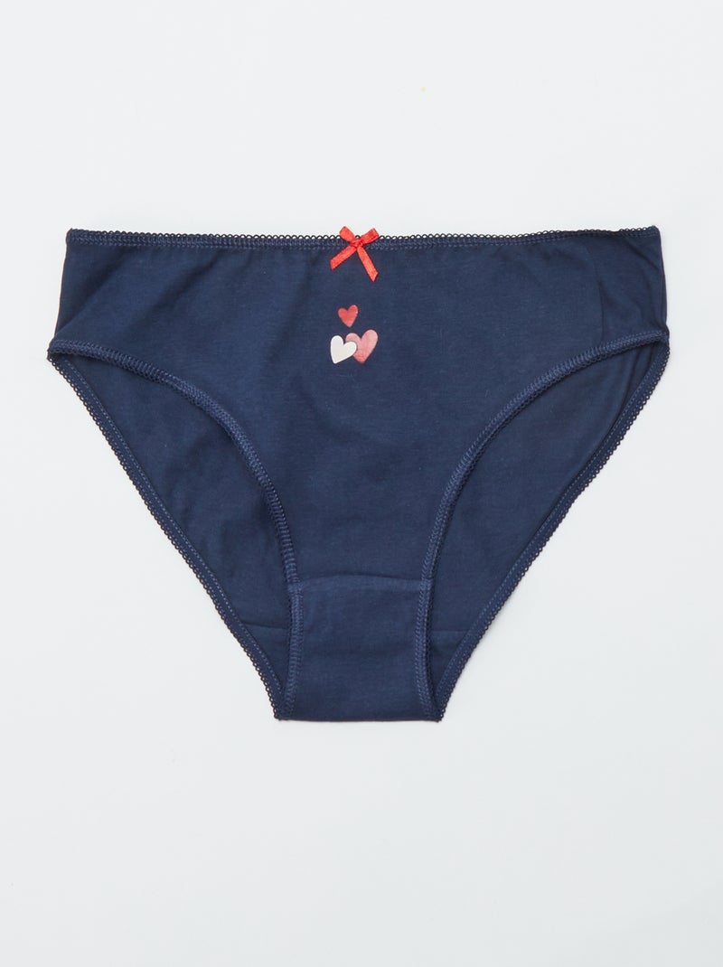 Setje met 7 slips ROOD - Kiabi