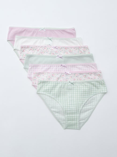 Setje met 7 slips - Kiabi