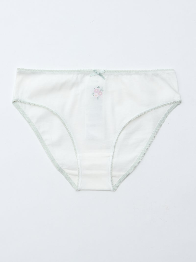 Setje met 7 slips Rose - Kiabi