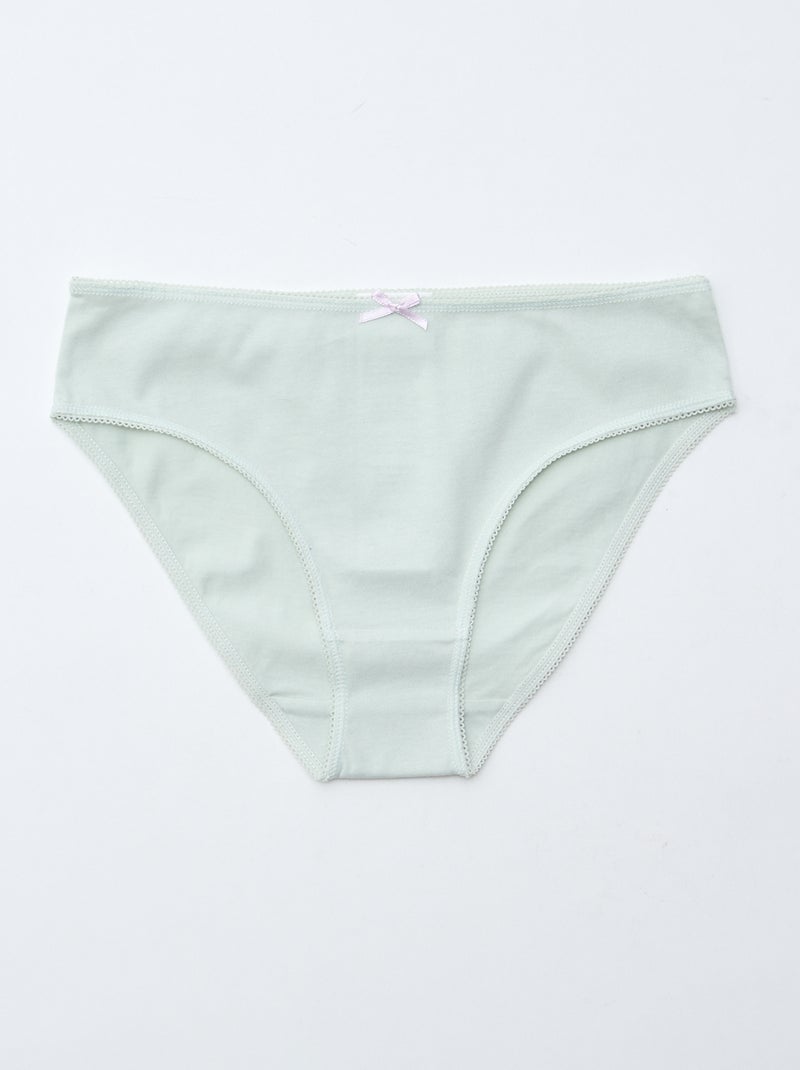 Setje met 7 slips Rose - Kiabi