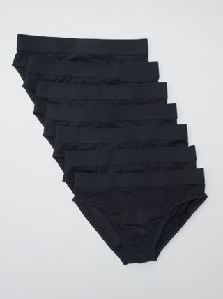 Setje met 7 slips van jersey