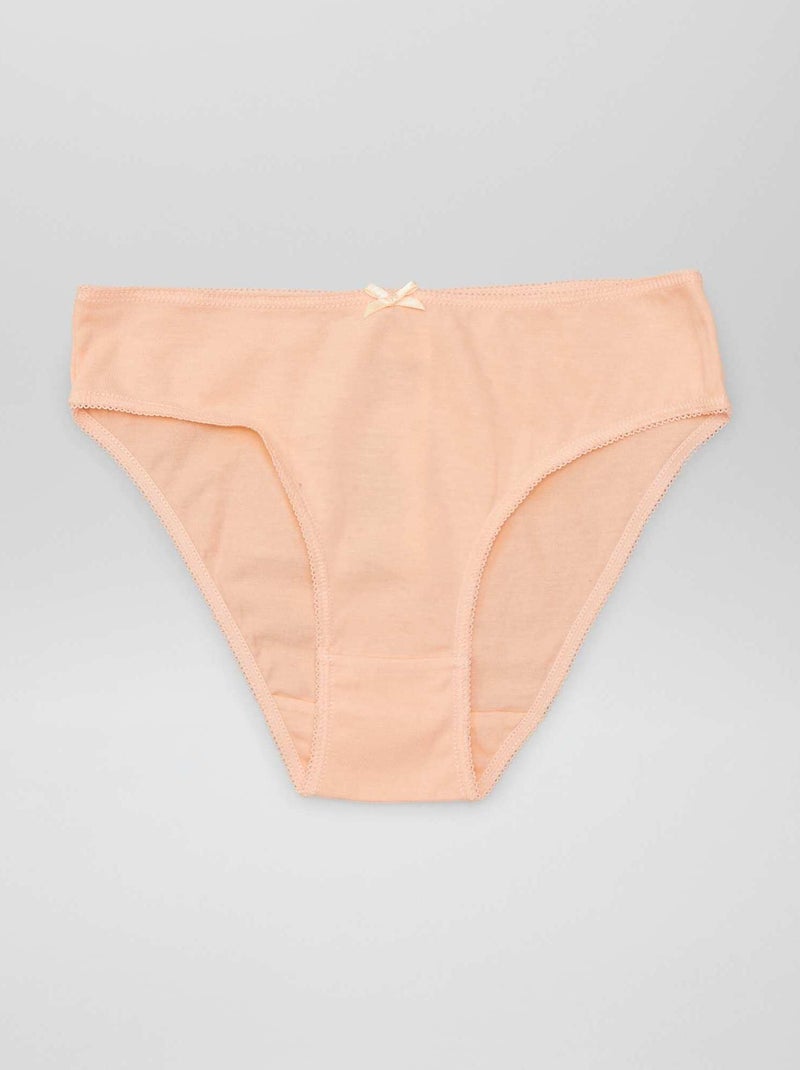 Setje met 7 slips WIT - Kiabi