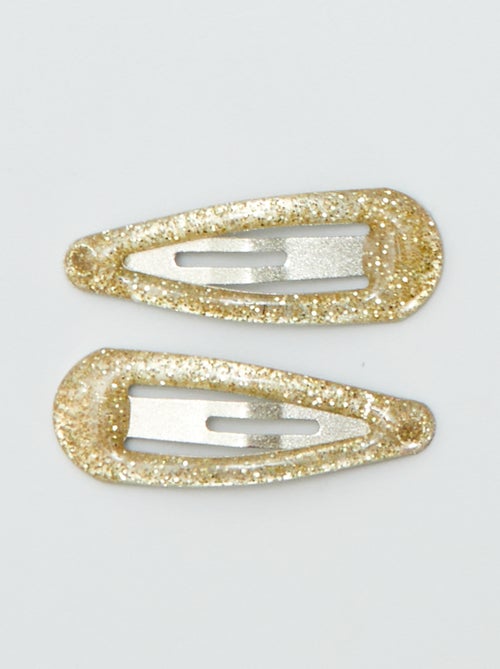 Setje met 8 kleine klikspeldjes - Kiabi