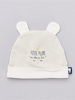 Setje met muts en wanten van 'Petit Béguin' - Kiabi
