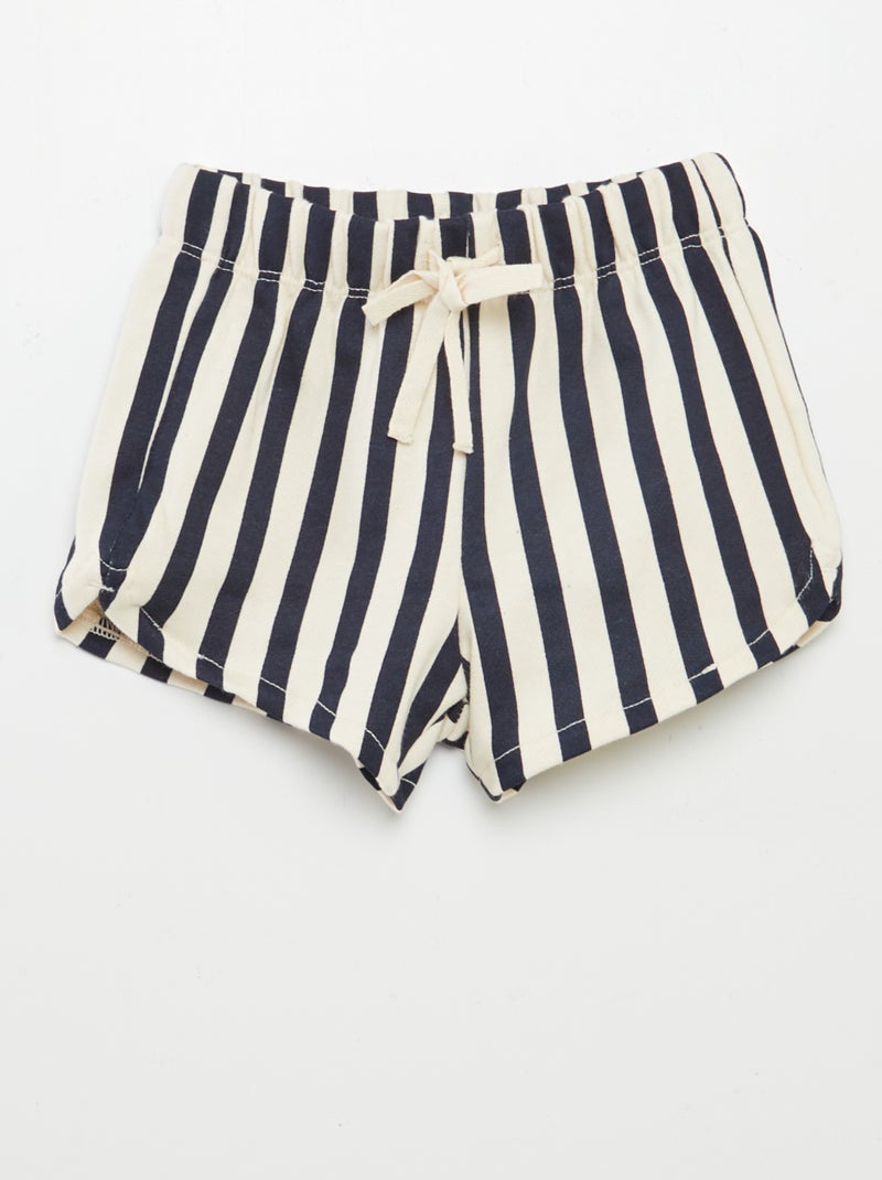 Setje met print - T-shirt + short - 2-delig WIT - Kiabi