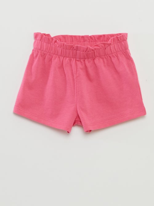 Setje met short + T-shirt met ruches - 2-delig - Kiabi
