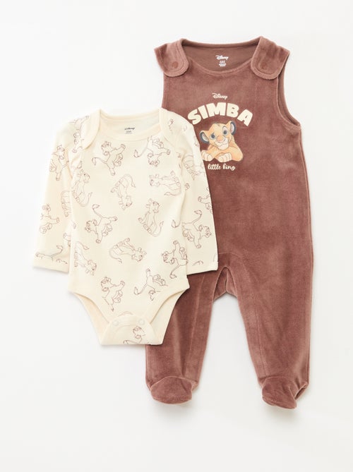 Setje met speelpakje en rompertje 'Disney' - Kiabi