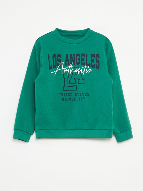 Setje met sweater + broek in campusstijl - 2-delig - Kiabi