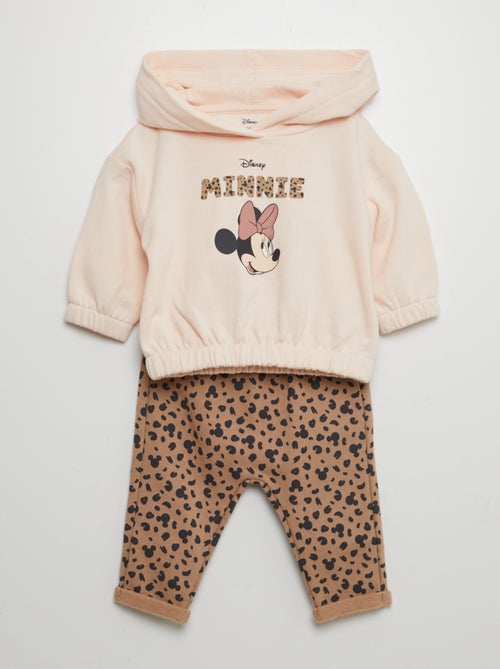 Setje met sweater + broek met Minnie-print - 2-delig - Kiabi