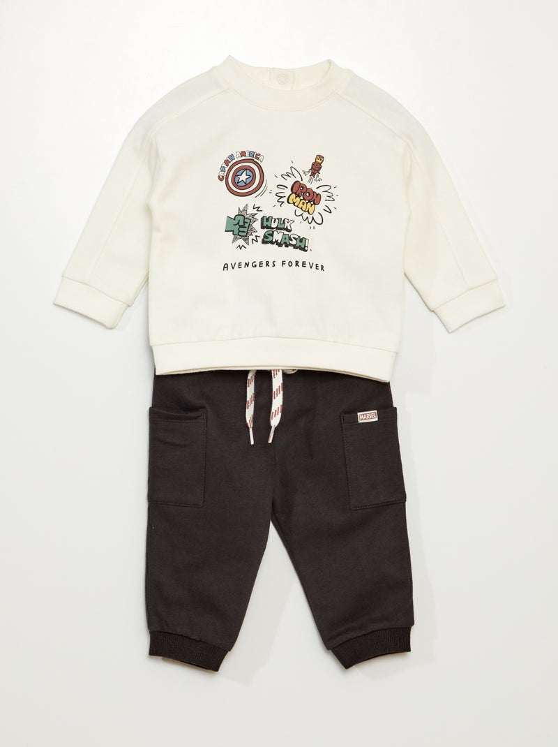 Marvel Spidey and His Amazing Friends Peuter/Kleine Jongens Fleece 2 Pack Jogger Broek, Blauw/Rood, 24 Maanden
