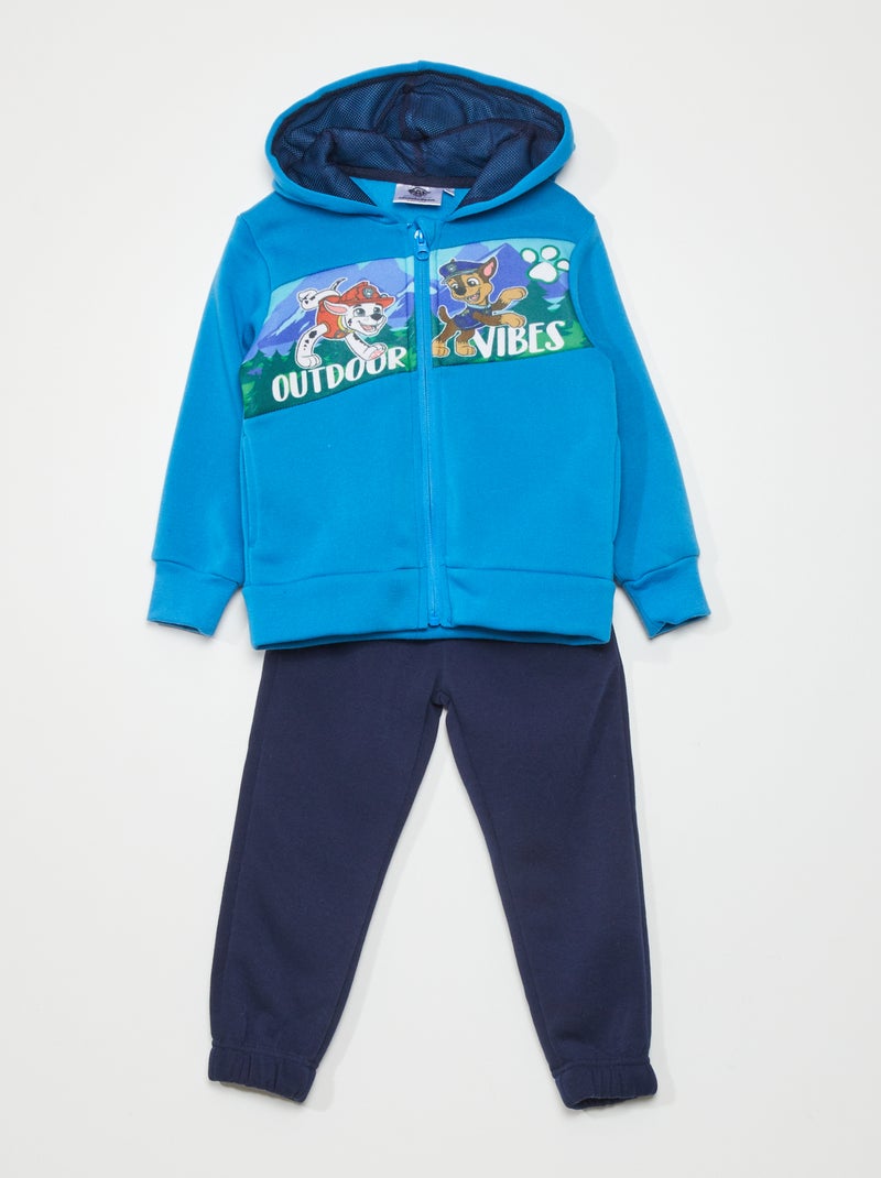 Setje met sweater met rits + joggingbroek 'PAW Patrol' - 2-delig BLAUW - Kiabi