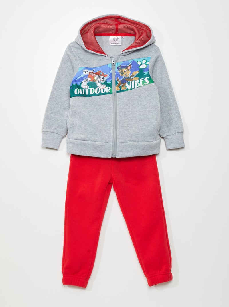 Setje met sweater met rits + joggingbroek 'PAW Patrol' - 2-delig GRIJS - Kiabi