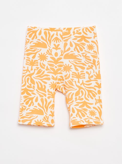 Setje met T-shirt + korte legging - Grafik Edition - Kiabi