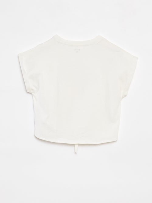 Setje met T-shirt + korte legging - Grafik Edition - Kiabi