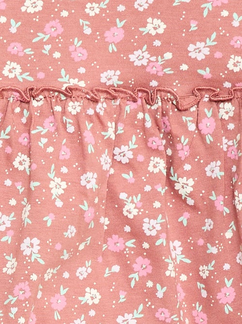 Setje met T-shirt + legging met ribbeltextuur - 2-delig - Kiabi