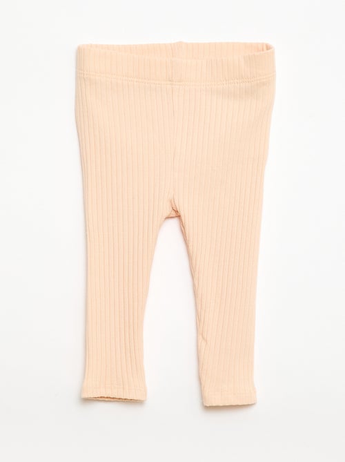 Setje met T-shirt + legging met ribbeltextuur - 2-delig - Kiabi