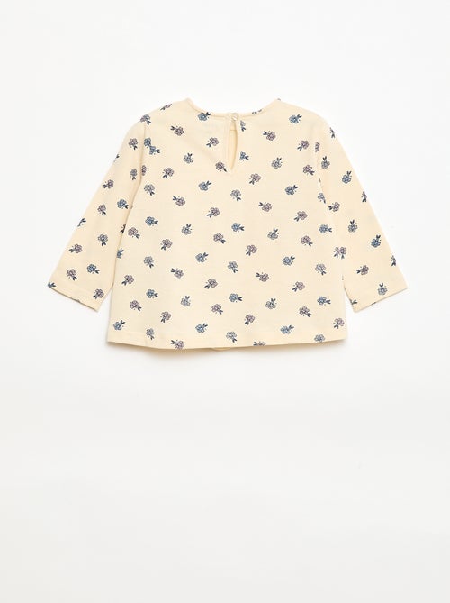 Setje met T-shirt + legging met ribbeltextuur - 2-delig - Kiabi