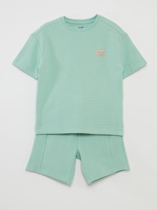 Setje met T-shirt + short - 2-delig