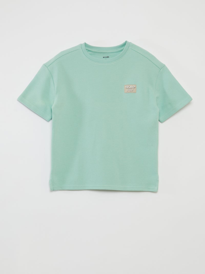 Setje met T-shirt + short - 2-delig GROEN - Kiabi