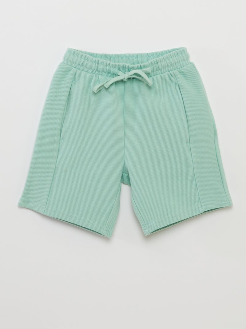 Setje met T-shirt + short - 2-delig GROEN - Kiabi