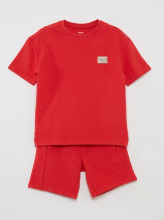 Setje met T-shirt + short - 2-delig